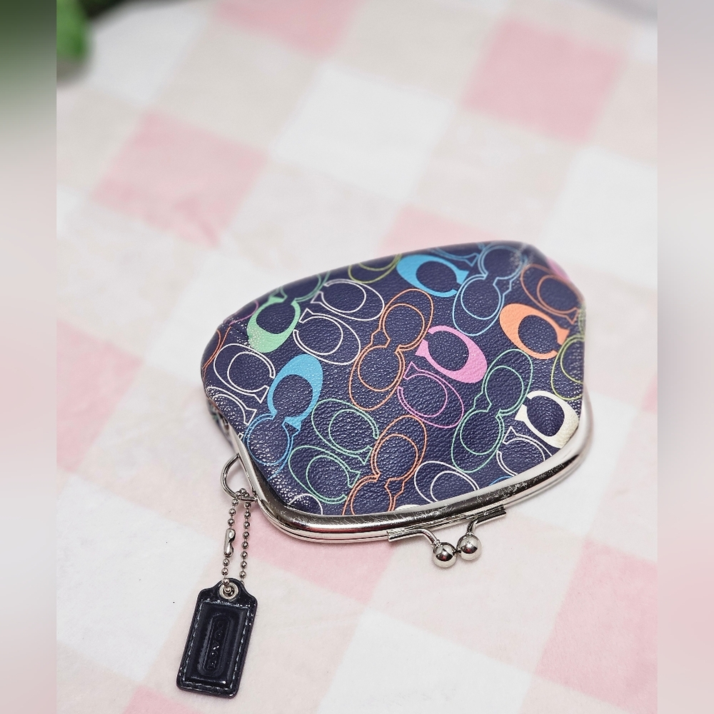 Coach Multicolor Patterned Kisslock - image 3